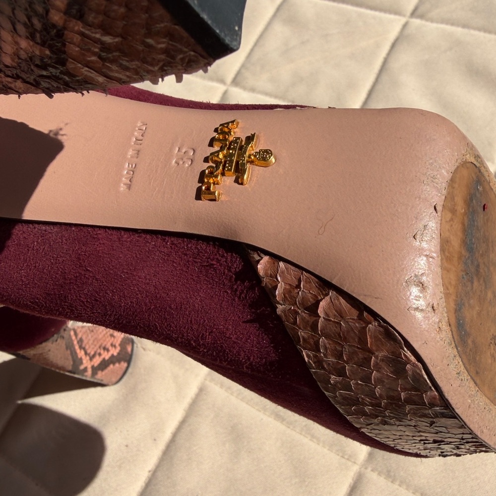 Prada Python Pumps - image 5